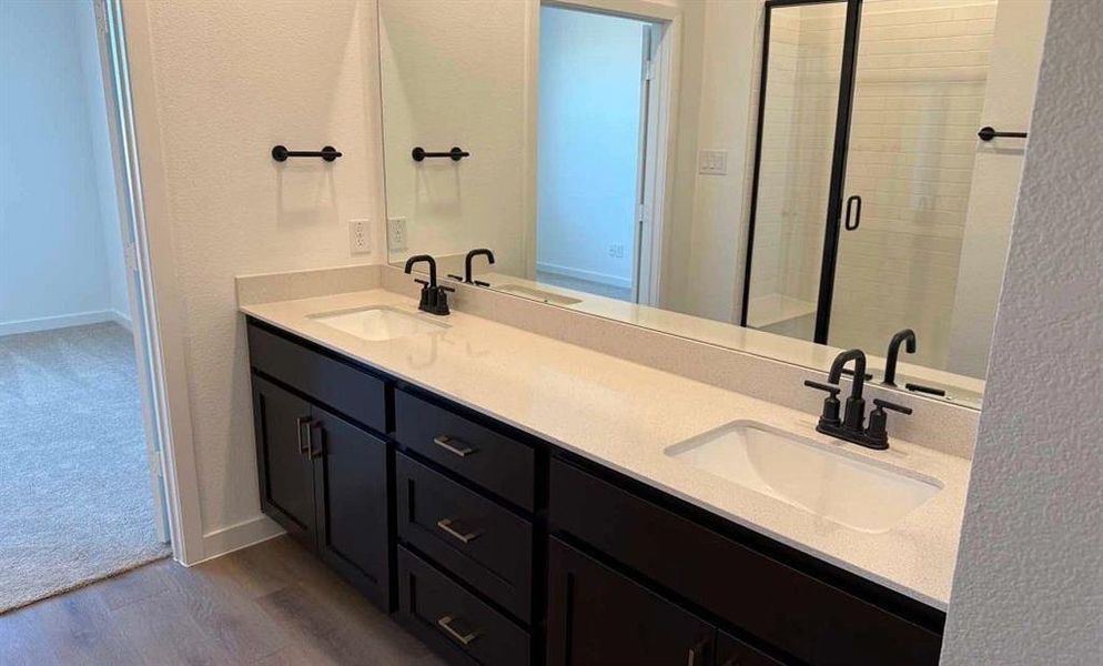 Primary Bathroom Construction Progress featuring the Oxford Collection