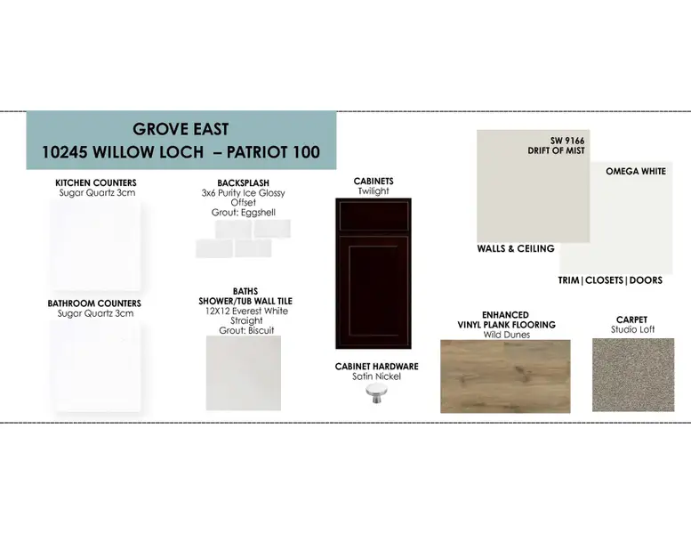 Sample of building materials used in homes in Grove East, Temple (Image 3). Sample of building materials used in homes in Grove East, Temple (Image 3).