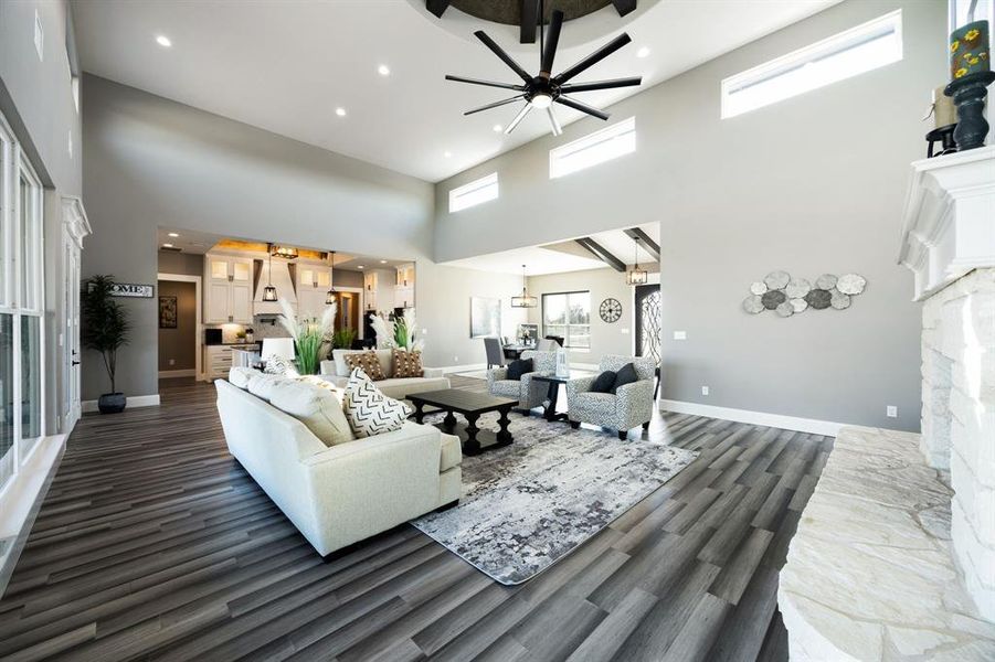 Furnished interior view inside a new home in , Lone Oak (Image 18).