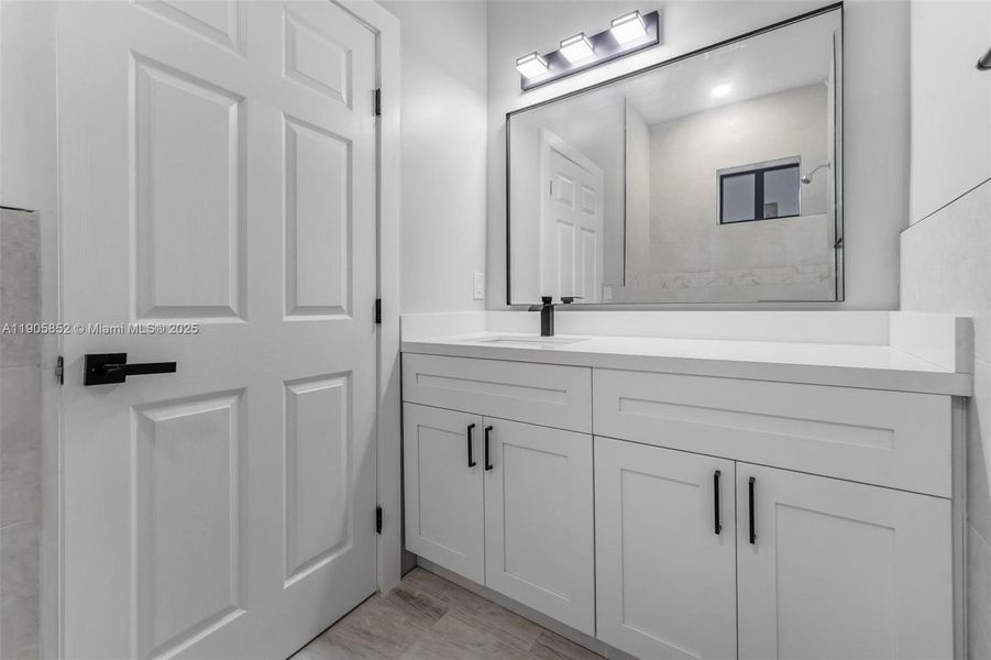 Furnished interior view inside a new home in , Miami (Image 15).