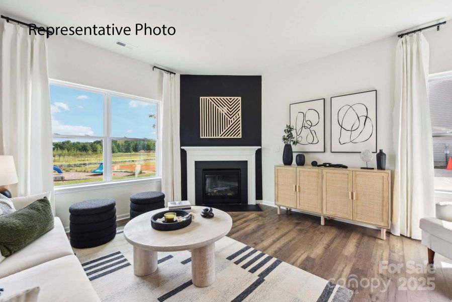 Furnished interior view inside a new home in Woodhaven at Chester, Chester (Image 18).