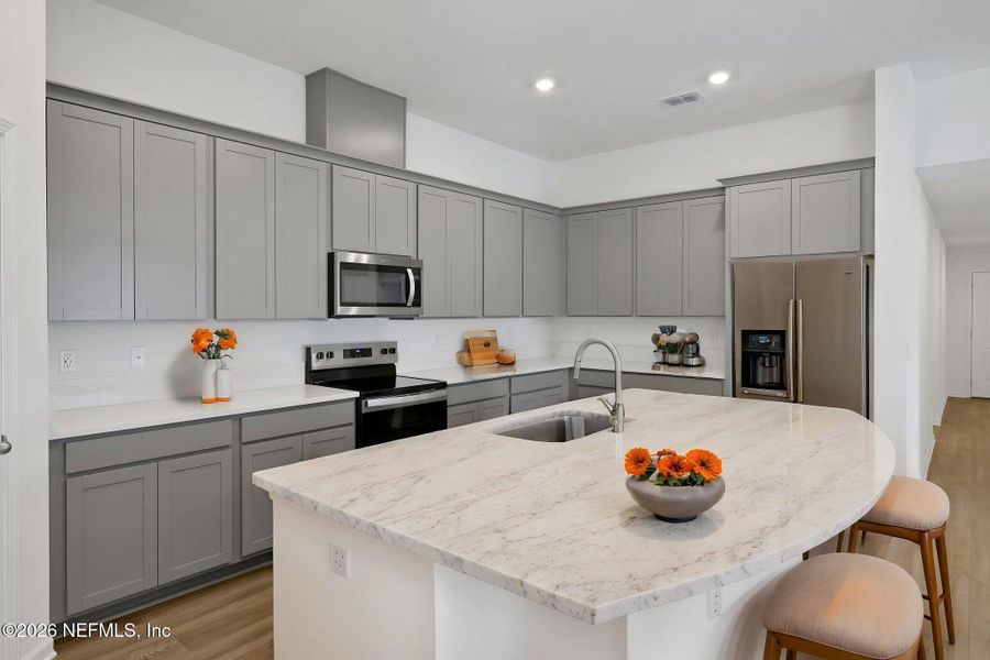 Furnished interior view inside a new home in Amberly, Green Cove Springs (Image 8).