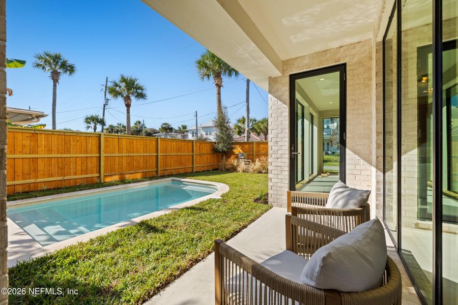 Exterior details and patio area of a home in , Atlantic Beach (Image 32).