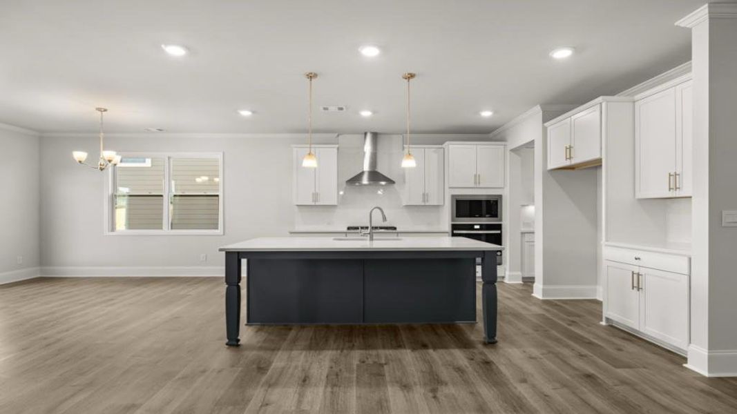 Furnished interior view inside a new home in , Dallas (Image 3).