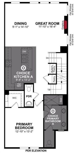Beazer Homes Plano Gateway Seacrest floorplan