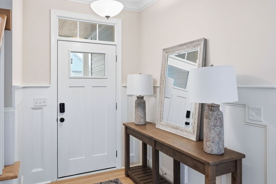 Representative furnished interior of a home built from the Kauai by Bill Clark Homes in The Sanctuary at Sunset Beach, Sunset Beach (Image 5).