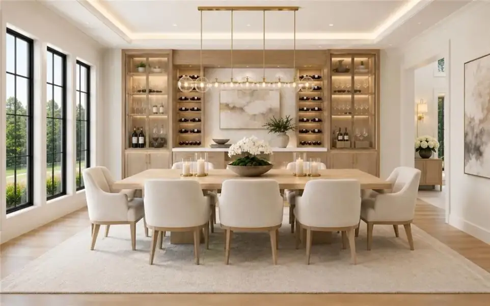 Furnished interior view inside a new home in , Alpharetta (Image 3).
