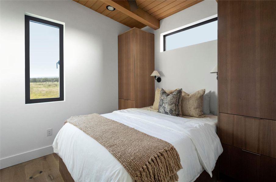 Furnished interior view inside a new home in Hye Springs Ranch, Hye (Image 5).