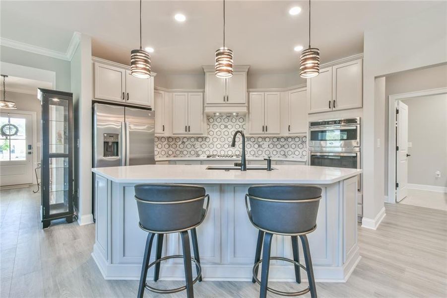 Furnished interior view inside a new home in , Dacula (Image 7).