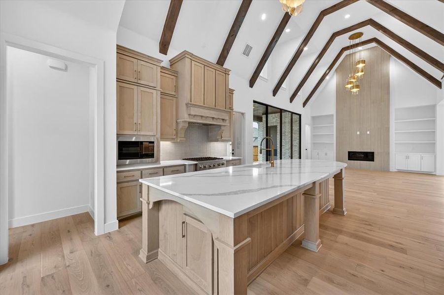 Furnished interior view inside a new home in Mustang Lakes, Celina (Image 8).