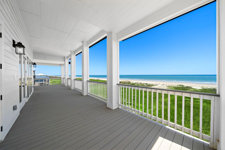 Upstairs Beach Deck. Upstairs Beach Deck.