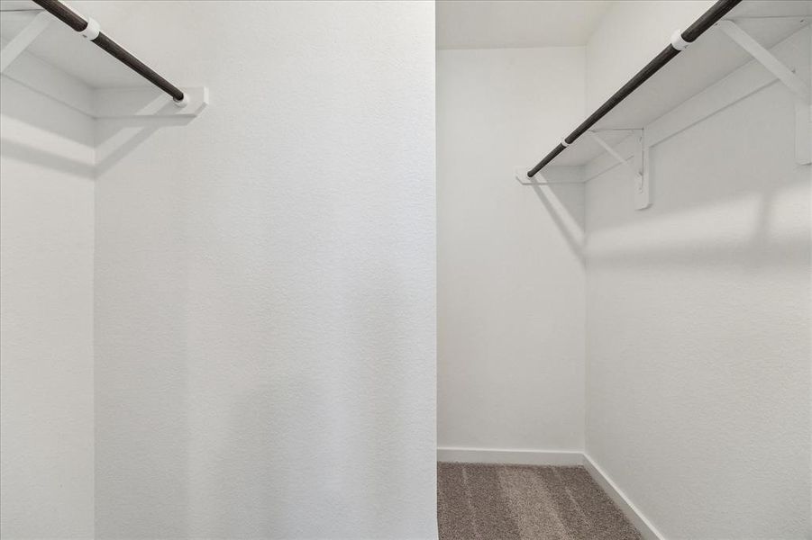 Walk in closet in the office/study