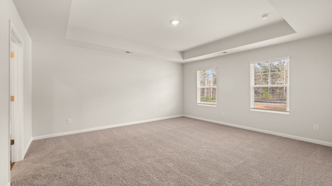 Representative unfurnished interior of a home built from the Penwell by D.R. Horton in Bridle Creek, Locust Grove (Image 15).