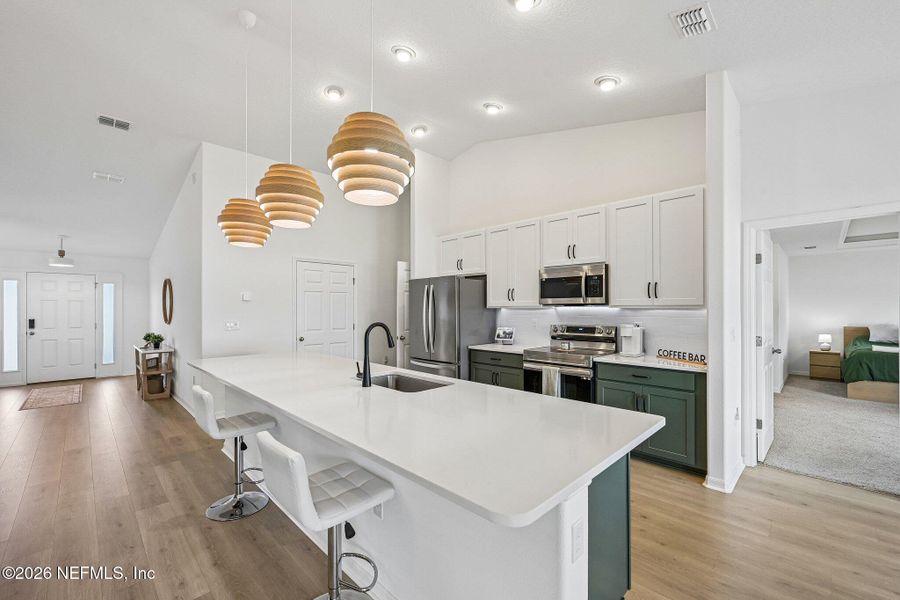 Furnished interior view inside a new home in , Palm Coast (Image 20).