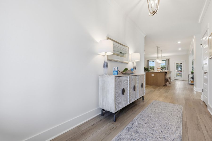 Furnished interior view inside a new home in , Summerville (Image 3).