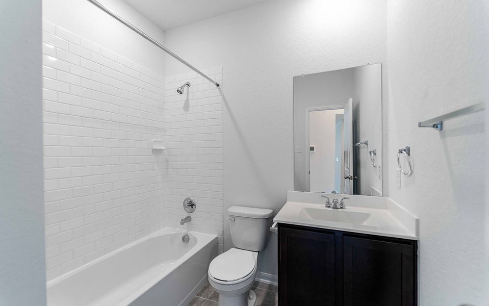 Furnished interior view inside a new home in Morgan Meadows, San Antonio (Image 5).