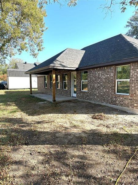 View of front of house featuring a patio