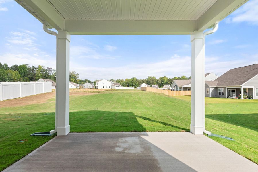 Exterior details and patio area of a home in Hopewell Garden, Winston-Salem (Image 3).