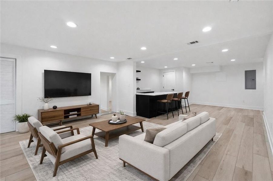 Furnished interior view inside a new home in , Atlanta (Image 16).