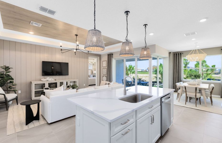 Representative furnished interior of a home built from the Concord by Pulte Homes in Vida's Way, Wesley Chapel (Image 16).