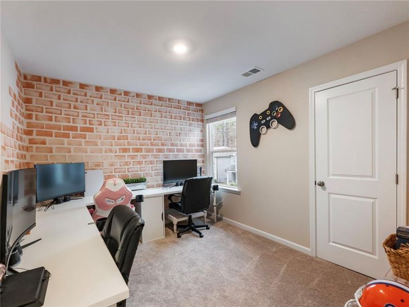 Furnished interior view inside a new home in Creekside at Farmers Crossing, Ball Ground (Image 27). Furnished interior view inside a new home in Creekside at Farmers Crossing, Ball Ground (Image 27).