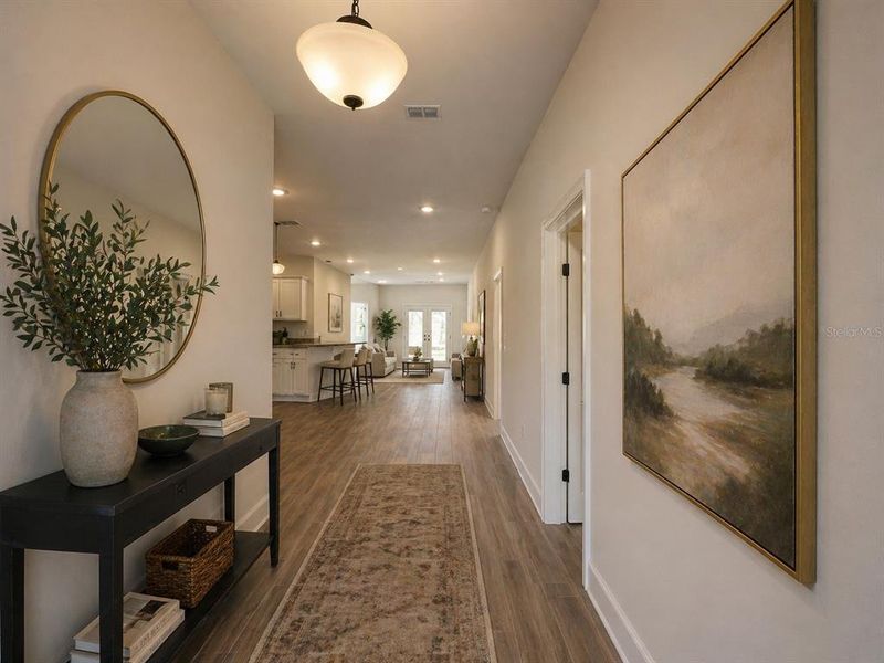 Furnished interior view inside a new home in Abbey Glen, Dade City (Image 4).