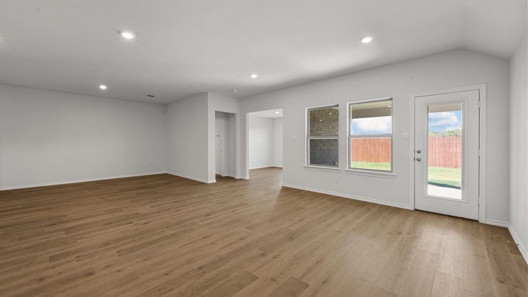 Representative unfurnished interior of a home built from the Holden by D.R. Horton in Whitewing Trails, Princeton (Image 14).