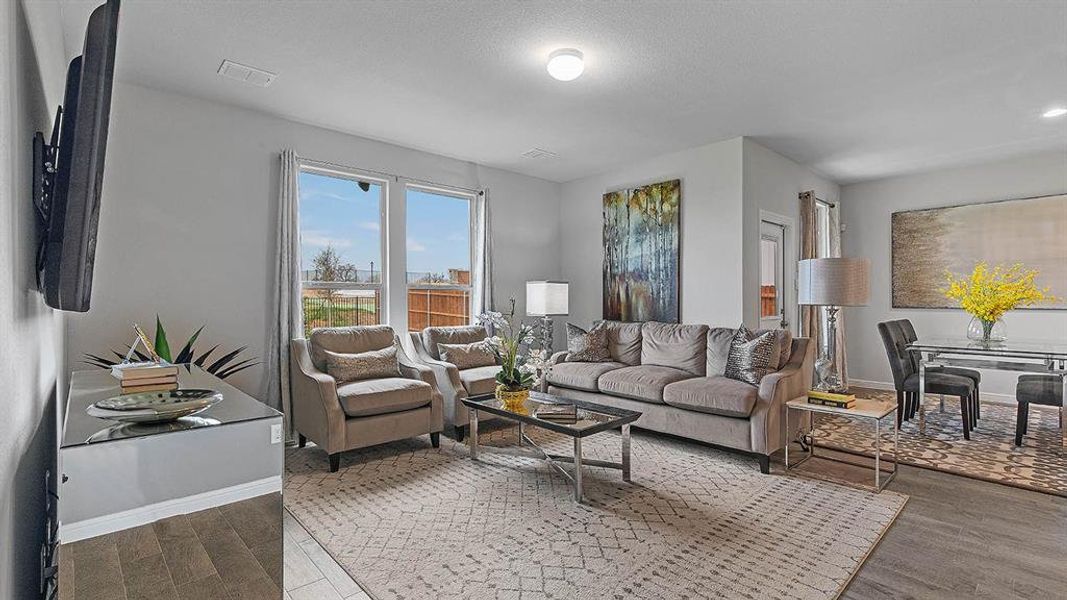 Furnished interior view inside a new home in , Boyd (Image 12).