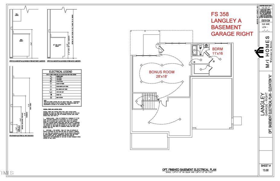 FS 358 MLS Langley A basement Garage Rig