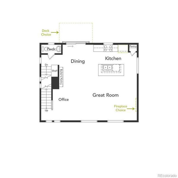 2D floor plan layout of this home in , Commerce City, CO (Image 5).
