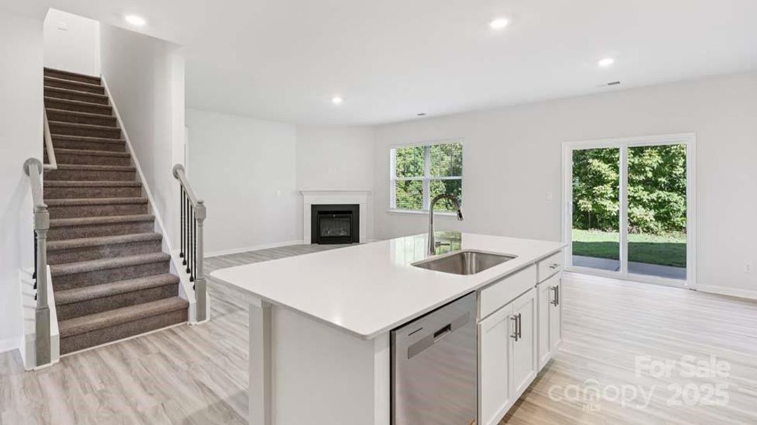 Furnished interior view inside a new home in Wallace Springs, Statesville (Image 4).