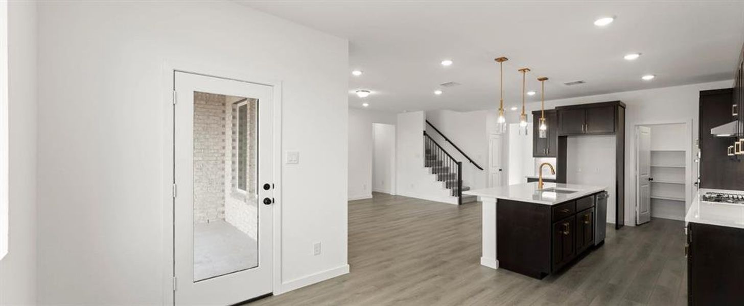 Open Kitchen-Living-Dining Room