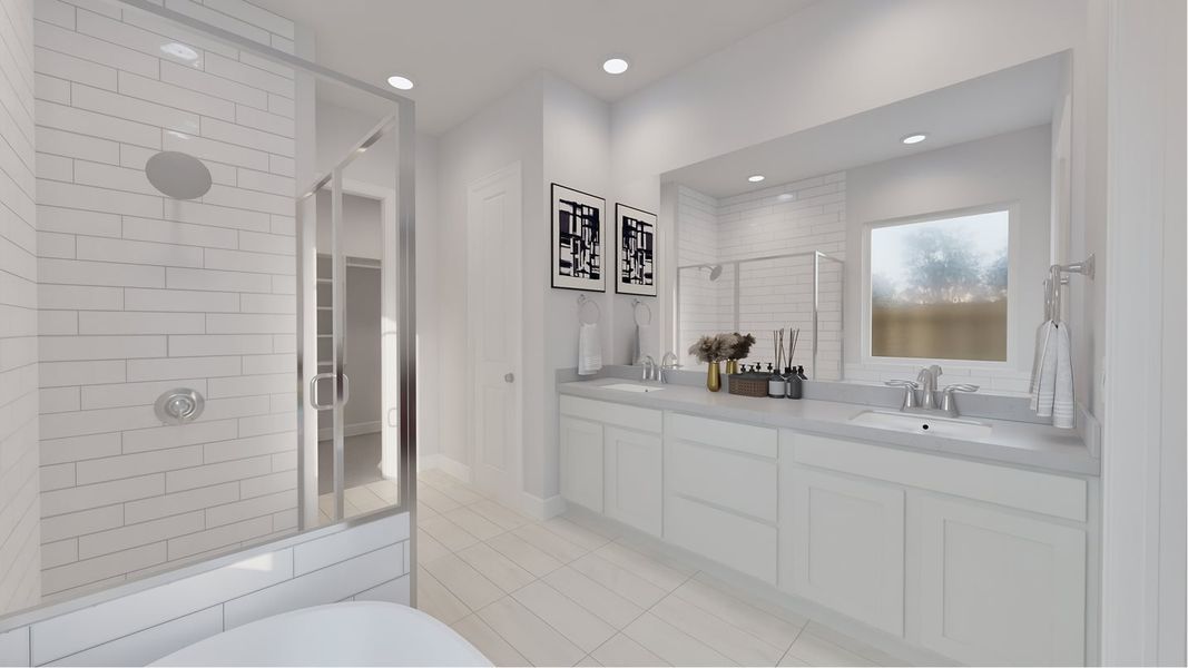 Memorial Owners Bathroom