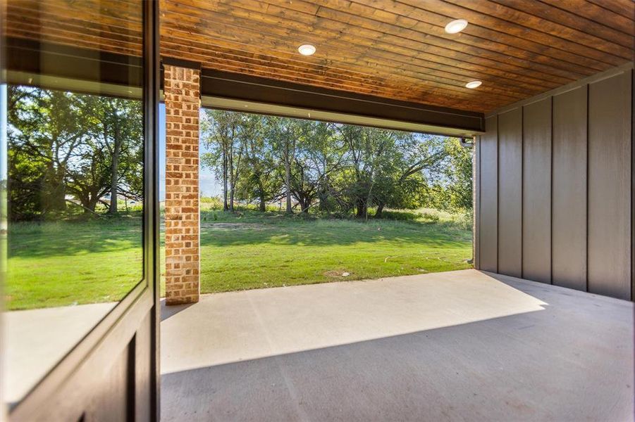 Exterior details and patio area of a home in , Tyler (Image 24).