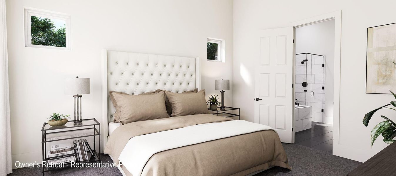 Furnished interior view inside a new home in Colton 45' Homesites, Todd Mission (Image 16).