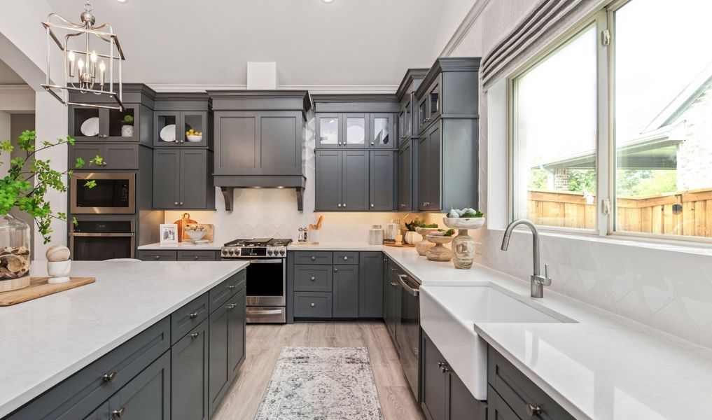 Kitchen with optional wall oven
