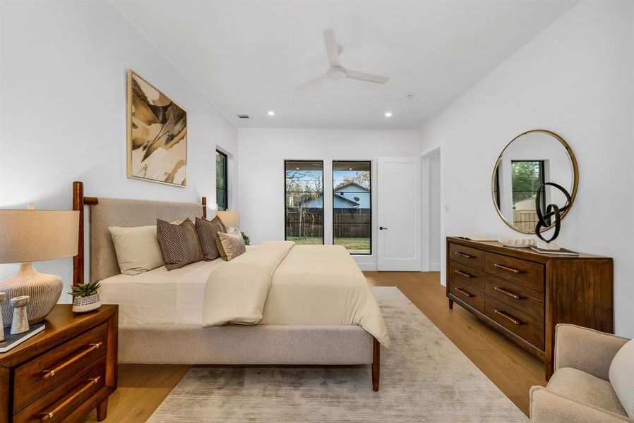 Furnished interior view inside a new home in , Dallas (Image 16).