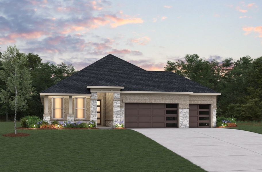 Representative exterior photo of a completed home built from the Cameron by Beazer Homes in Arabella on the Prairie: Heritage Collection, Richmond, TX (Image 21). Representative exterior photo of a completed home built from the Cameron by Beazer Homes in Arabella on the Prairie: Heritage Collection, Richmond, TX (Image 21).