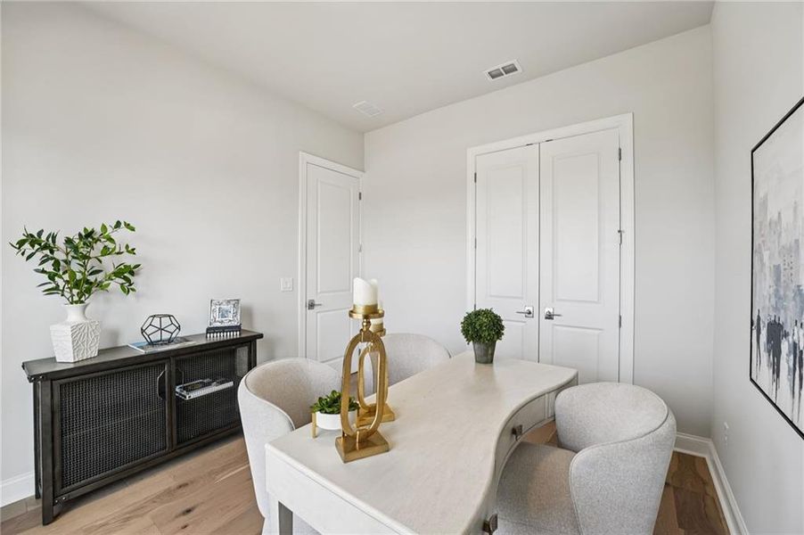 Furnished interior view inside a new home in Promenade at Sawnee Village, Cumming (Image 16).