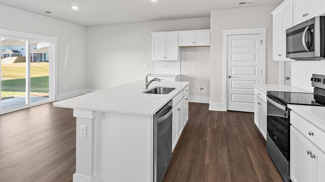 Furnished interior view inside a new home in The Haven at Indigo Preserve, Leland (Image 7).