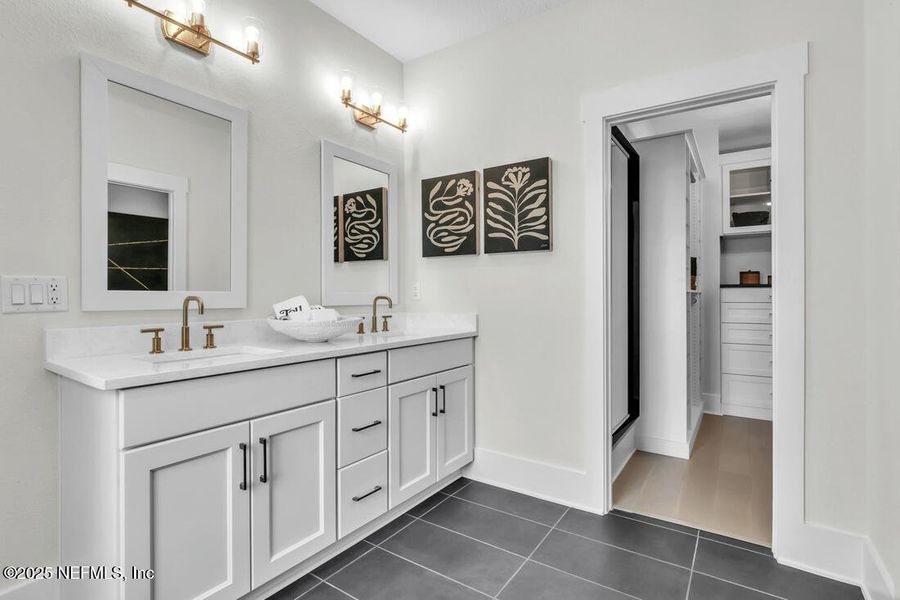 Furnished interior view inside a new home in , St. Johns (Image 9).