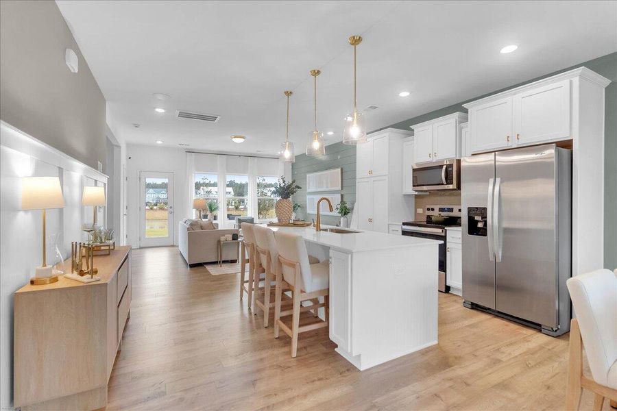 Furnished interior view inside a new home in , Ravenel (Image 11).