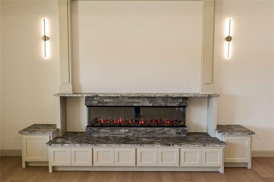 Furnished interior view inside a new home in , Abilene (Image 14).