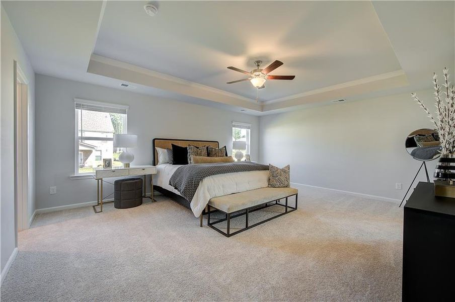 Furnished interior view inside a new home in Bowers Farm, McDonough (Image 13).