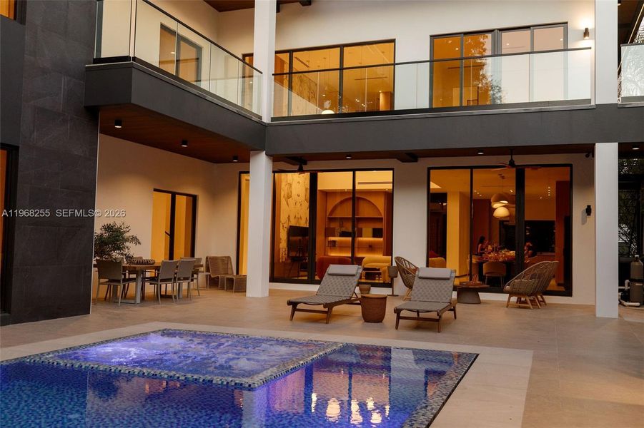 Exterior details and patio area of a home in , Miami (Image 34).