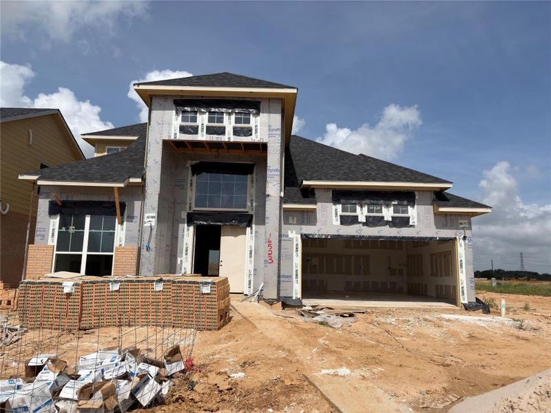 In-progress construction of a new home in Jubilee 80′ Lots, Hockley, TX (Image 7).