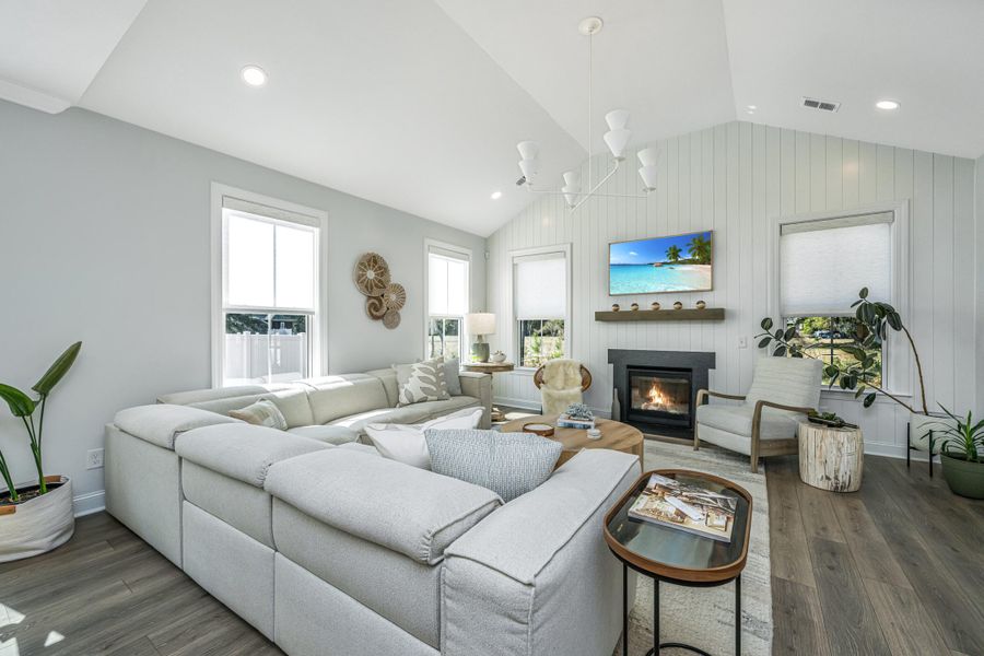 Furnished interior view inside a new home in , Awendaw (Image 15).