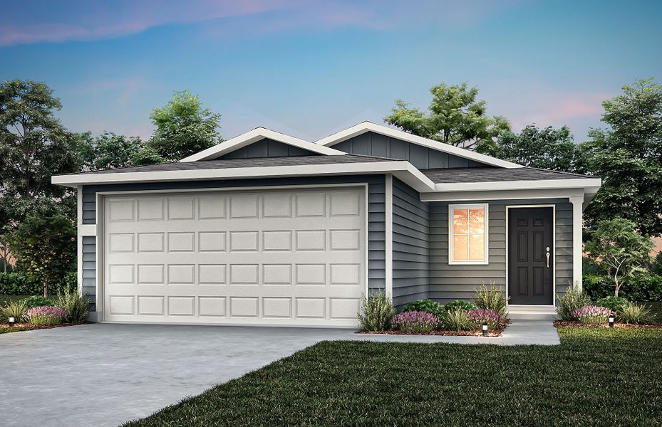 Representative exterior photo of a completed home built from the Barton by Centex in Ashford Crossing, Princeton, TX (Image 8).