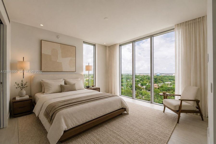 Furnished interior view inside a new home in , Palm Beach (Image 8).