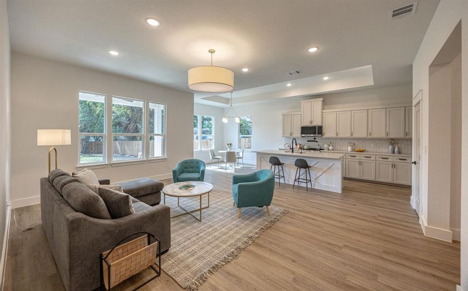 Furnished interior view inside a new home in , Lake Worth (Image 3). Furnished interior view inside a new home in , Lake Worth (Image 3).